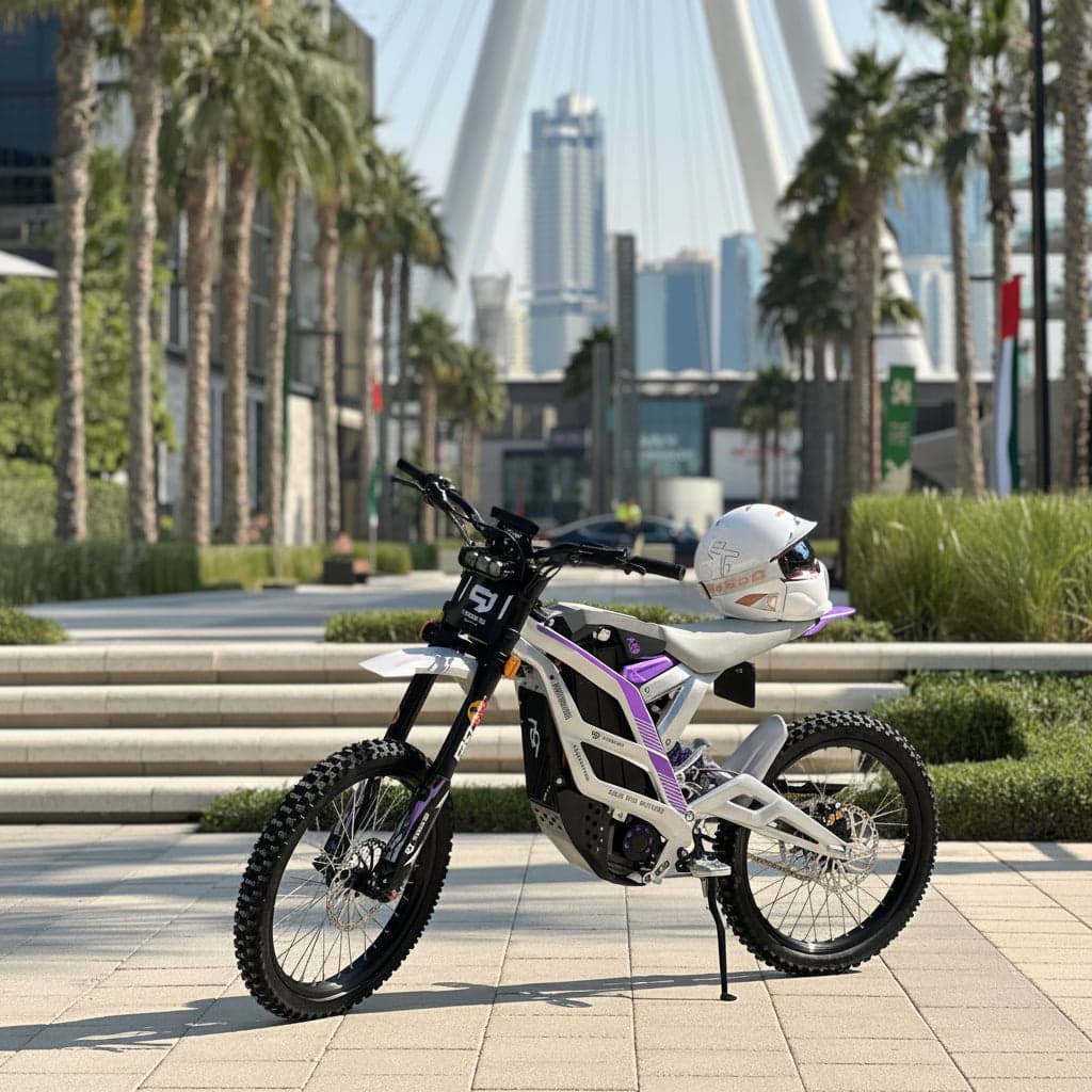 Falcon Pro Electric Off Road Dirt Bike 72V Lithium-ion Battery, 10 KW peak Motor Power All terrain Heavy duty with warranty thumbnail 2