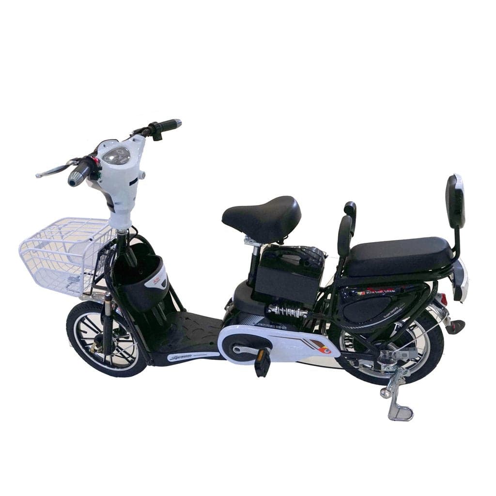 size 16 Classic 48v Grocery Electric Scooter Bike with Pedal thumbnail 3