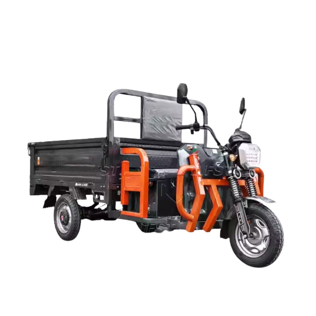 Tuk Tuk Electric Cargo Tricycle Scooter 1.6 MTR Hydraulic with Normal Tyres thumbnail 2