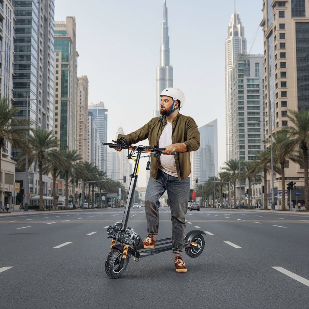 Foldable 48v Speedy LED E10 Electric Scooter for Adults with Seat 1200 Watts, and Battery 48 V