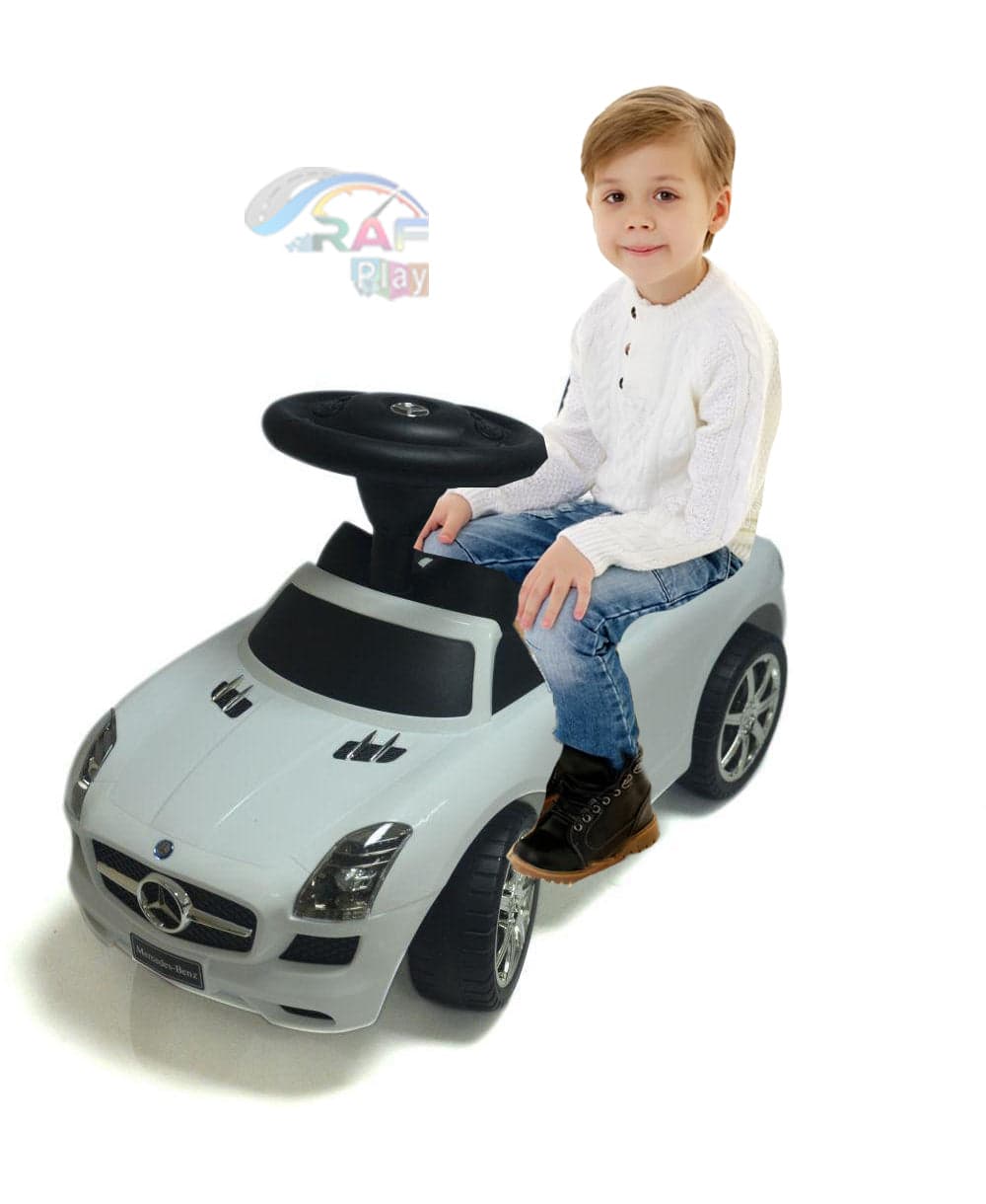 Kids Electric Rideon Push Car Licensed Mercedes thumbnail 2