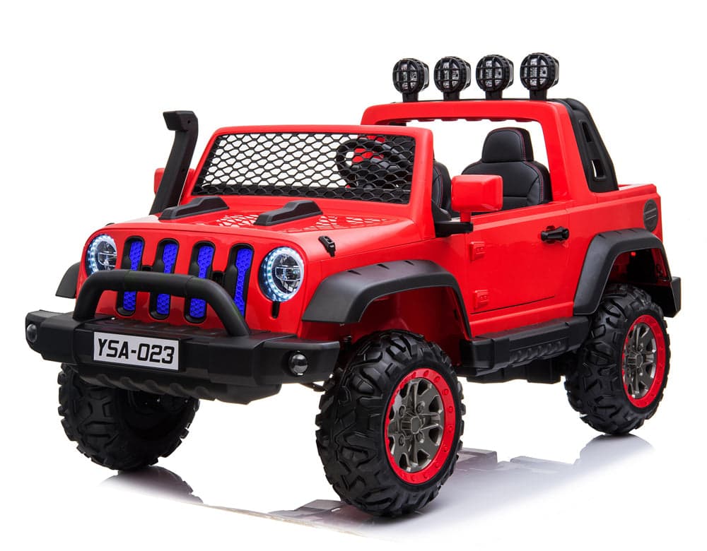 Kids Electric Ride-on Metallic Azure Jeep 12 v thumbnail 3
