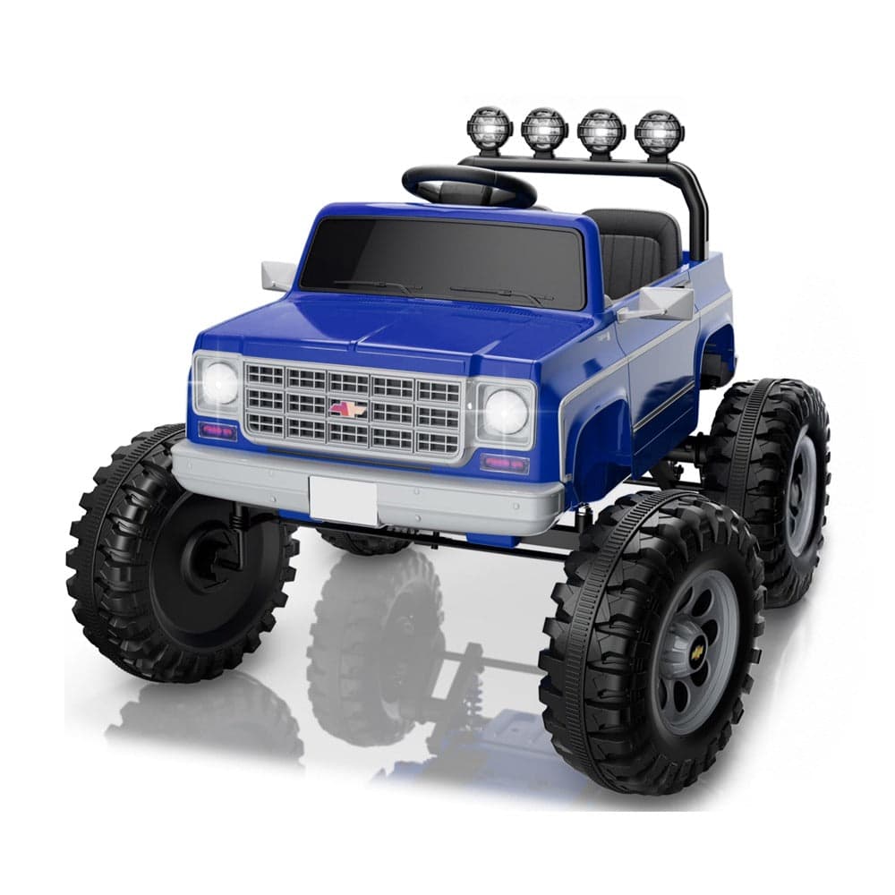 XXL Chevrolet Cheyenne 24V 7Ah Electric Car for Kids 2 Seater Kids Ride on Monster Jeep With Remote Control thumbnail 2