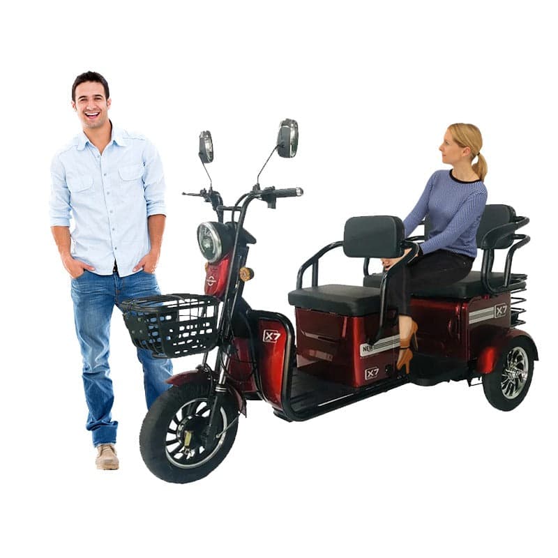 600 Watts 3 Wheel Electric Scooter Tricycle Battery 48v Power 600 Watt