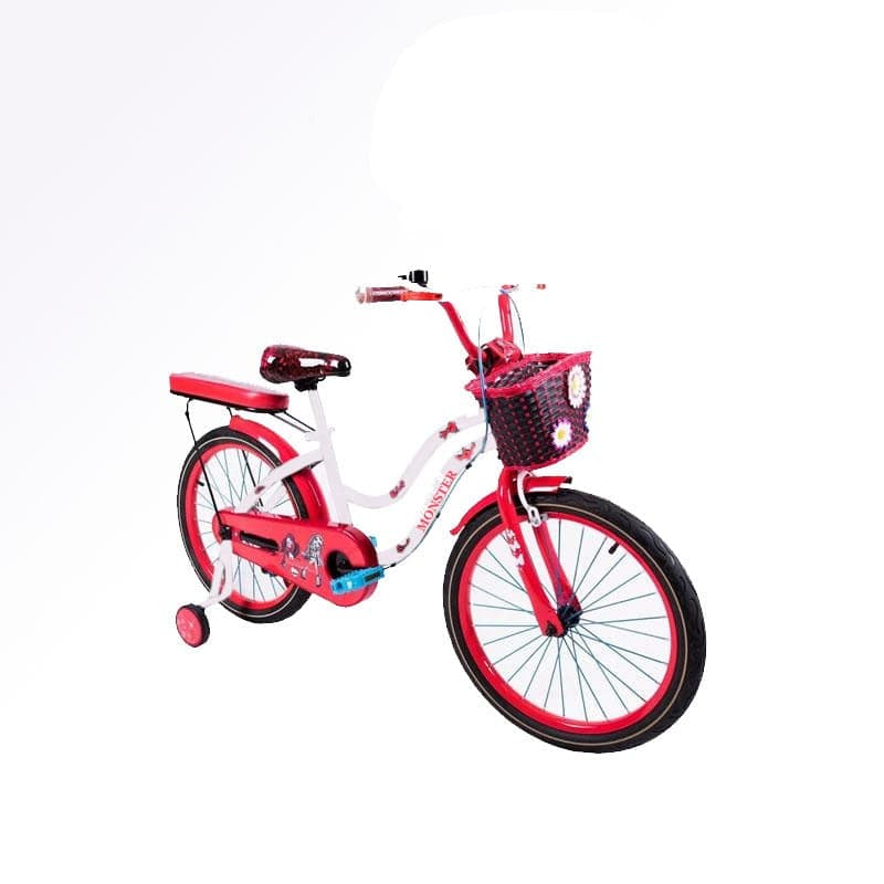 Flower Power 20" and 16" Bicycle with basket And Back cushion Assorted thumbnail 2