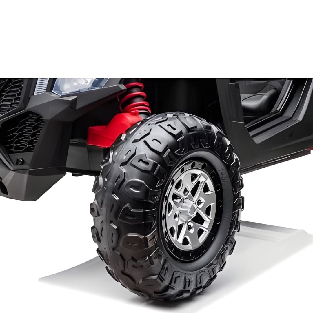 Ride on Max Expedition 12 v Kids electric Police Suv with siren and open doors thumbnail 3