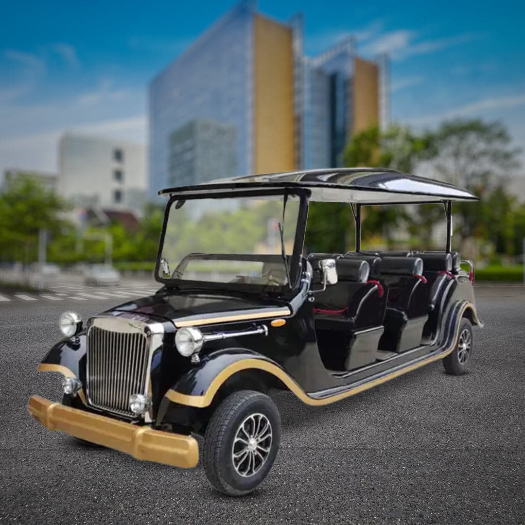 Electric Golf Cart Classic Vintage Crusader Luxury 8 seater