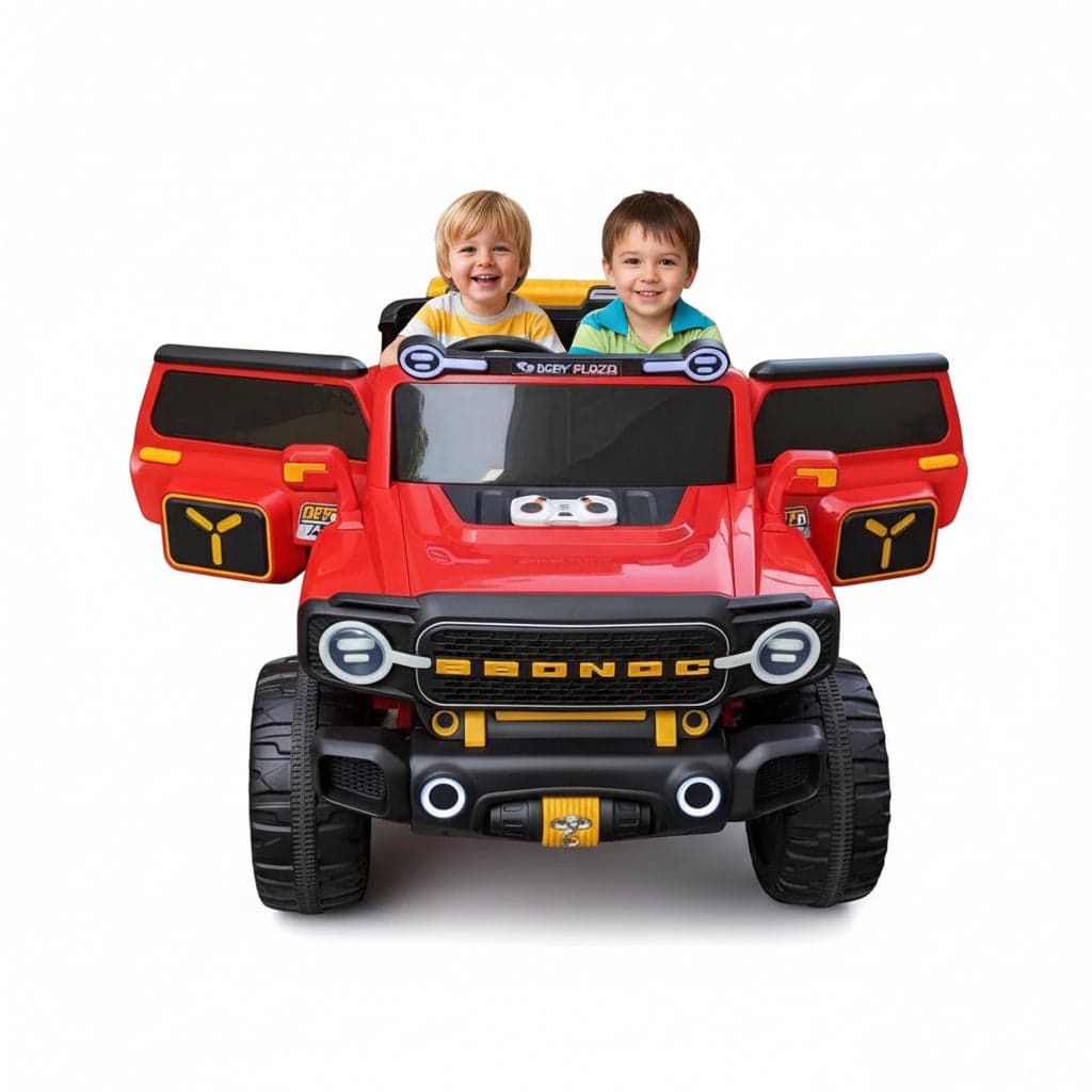 Electric Ride-on 12V Classic Safari Cruiser SUV Car for 2 Kids with Remote Control