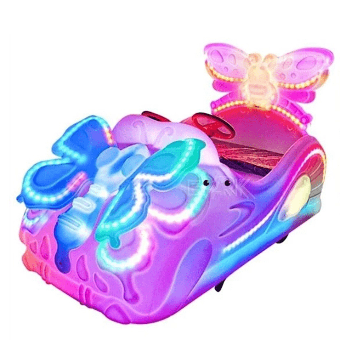 Amusement Park Cute Children Ride on Game Butterfly Kids Bumper 24 v Car