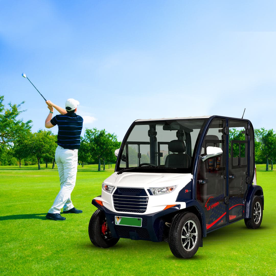 Luxury Electric A.C. Golf Cart Golf Buggy 4 Seater for Sightseeing