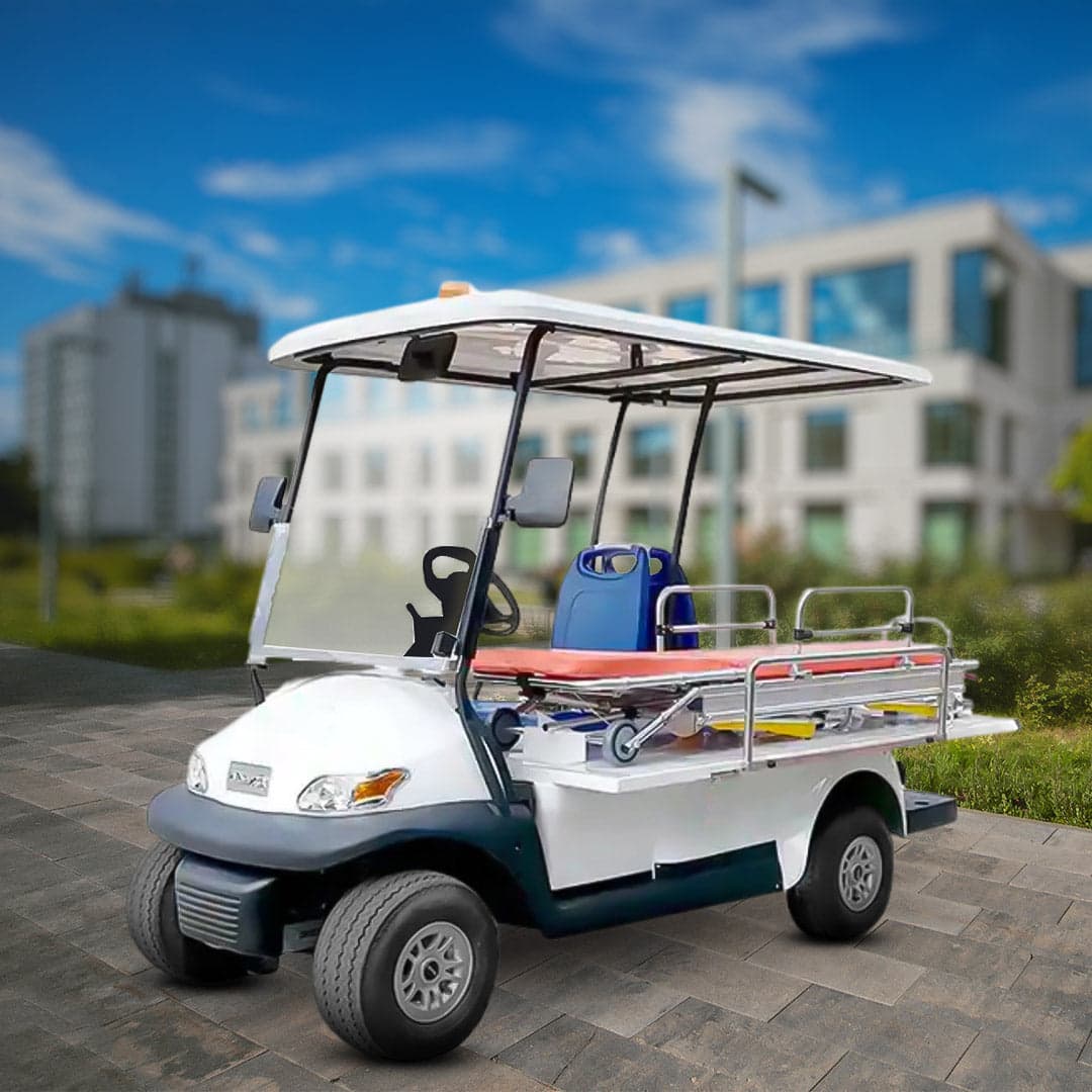 Responder 2 Sports Medical Electric Golf Car with Stretcher, Reliable Emergency Transport Vehicle