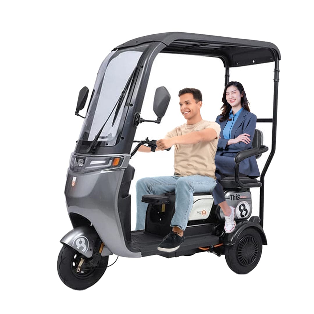 Urbanroof 48 v Electric Tricycle for 3 Passengers